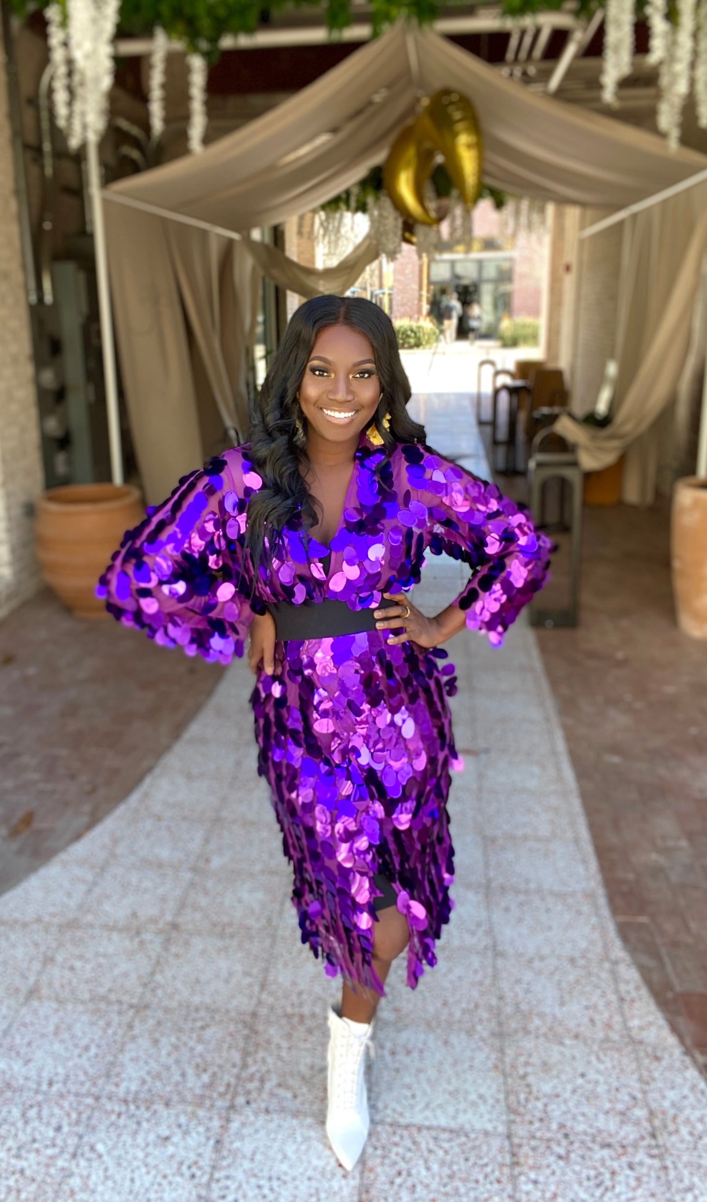 SEQUIN DUSTER
