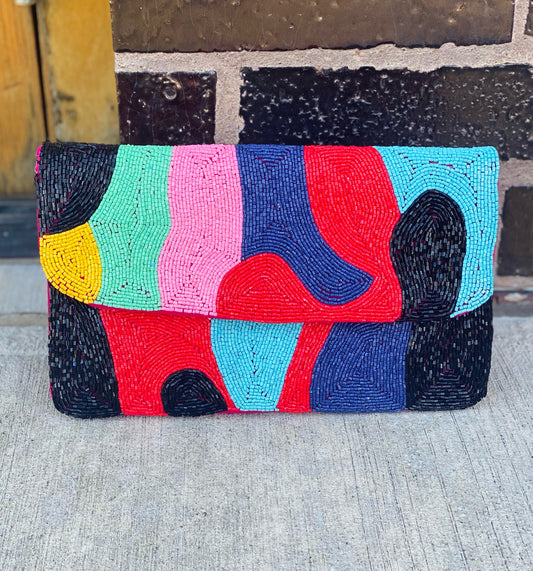 BEADED CLUTCH