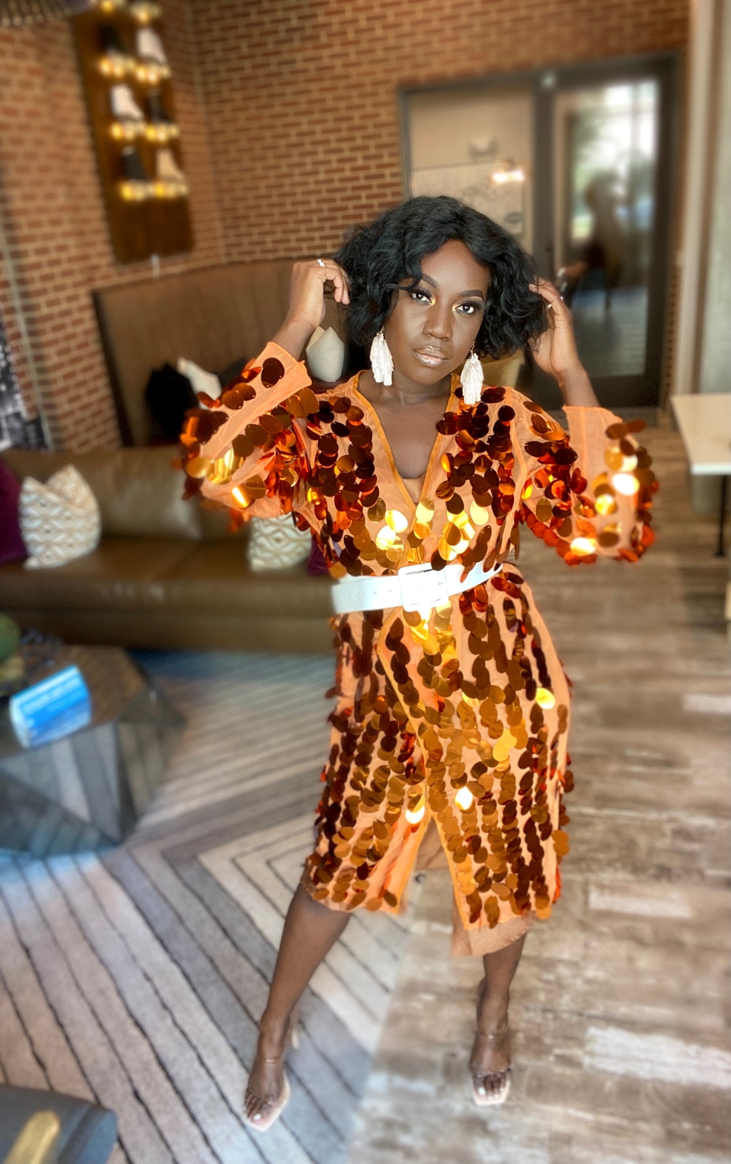 SEQUIN DUSTER