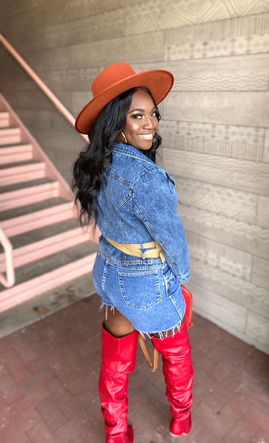 TWO SIDED DENIM JACKET