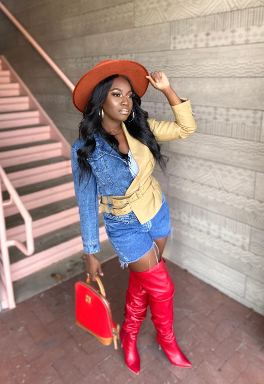 TWO SIDED DENIM JACKET