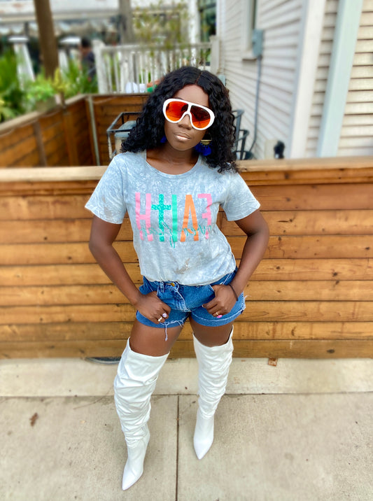 FAITH OVER FEAR GRAPHIC SHIRT